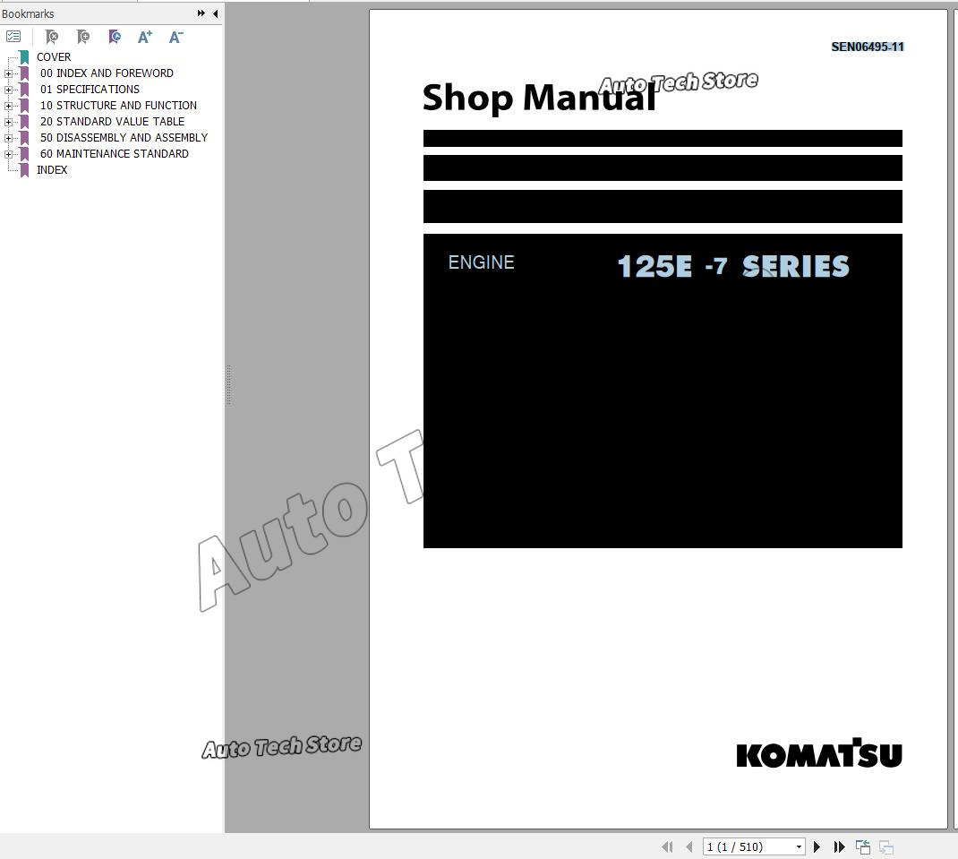 Workshop Tools Pdf - For Komatsu Diesel Engine Shop Manual