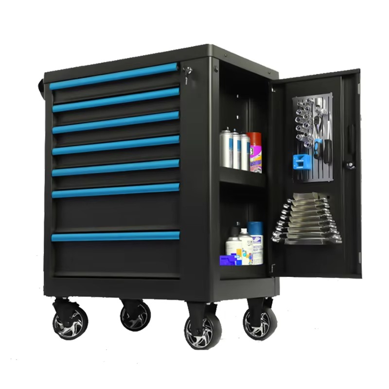 Durable Blue Iron Tool Cabinet - Workshop Tools Organizing 评论和价格