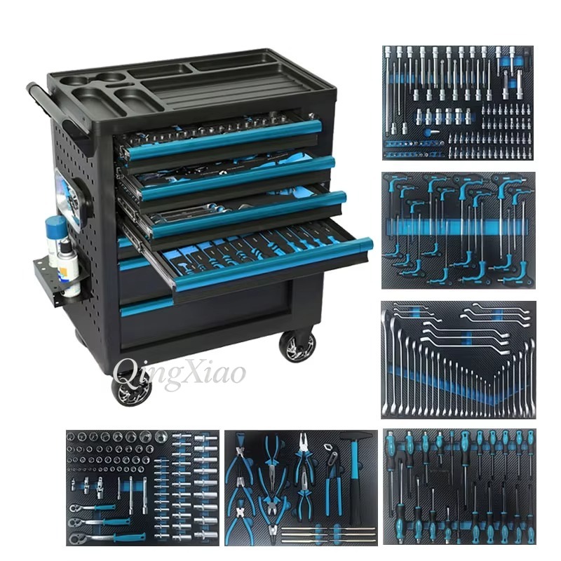 Durable Blue Iron Tool Cabinet - Workshop Tools Organizing 评论和价格