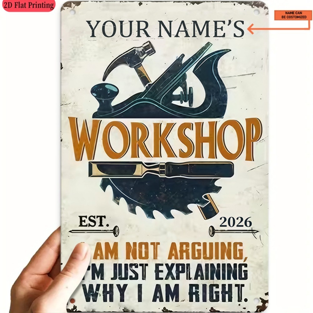 [2D Flat] 1pc Custom Name Work - Tools Name In Workshop 评论和价格