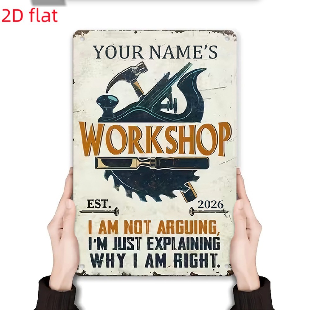 [2D Flat] 1pc Custom Name Work - Tools Name In Workshop 评论和价格