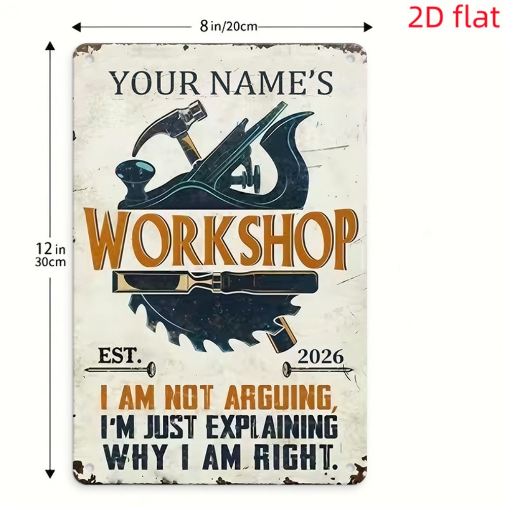 [2D Flat] 1pc Custom Name Work - Tools Name In Workshop 评论和价格