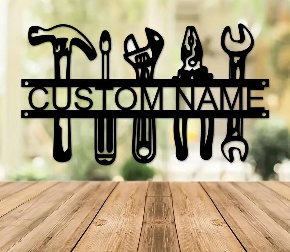 Customized Name Industrial Sty - Tools Name In Workshop 评论和价格