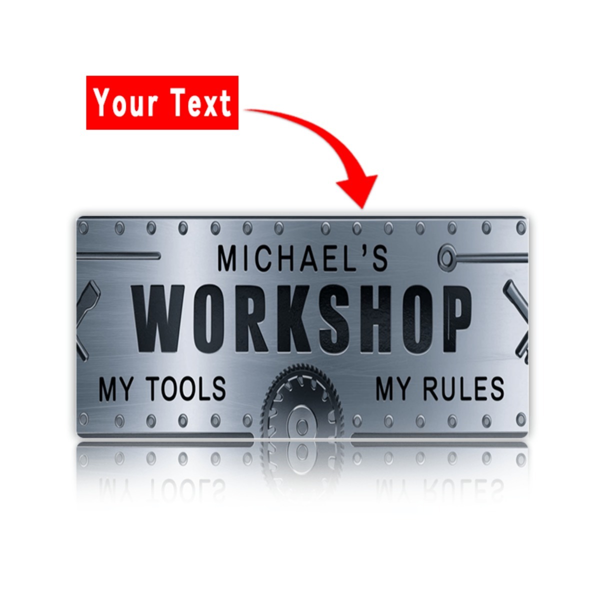 Personalized Name Workshop Alu - Tools Name In Workshop 评论和价格