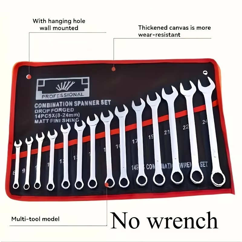 14 pocket double headed wrench - Workshop Tools Organizing 评论和价格