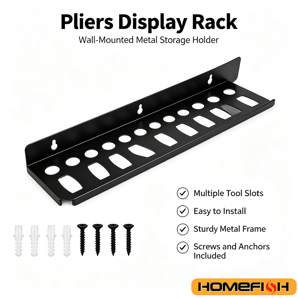 Wall Mount Tool Organizer Rack - Hand Tools In Workshop 评论和价格