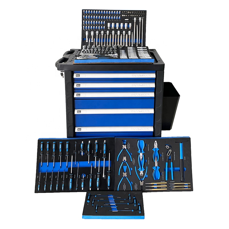 225 Pcs Movable Tool Cabinet 7 - Hand Tools In Workshop 评论和价格