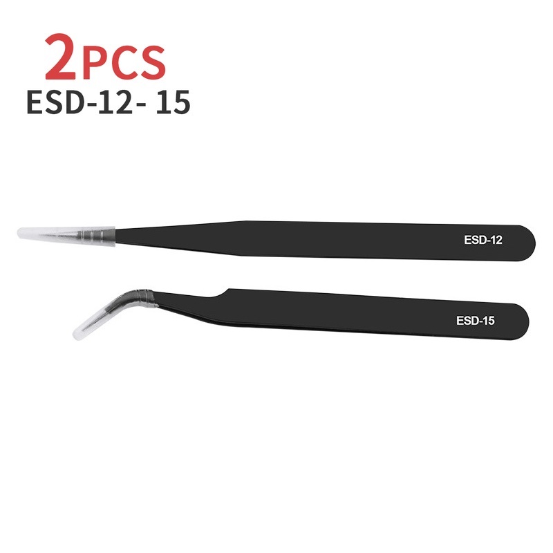 ESD Tweezers Stainless Steel W - Hand Tools In Workshop 评论和价格
