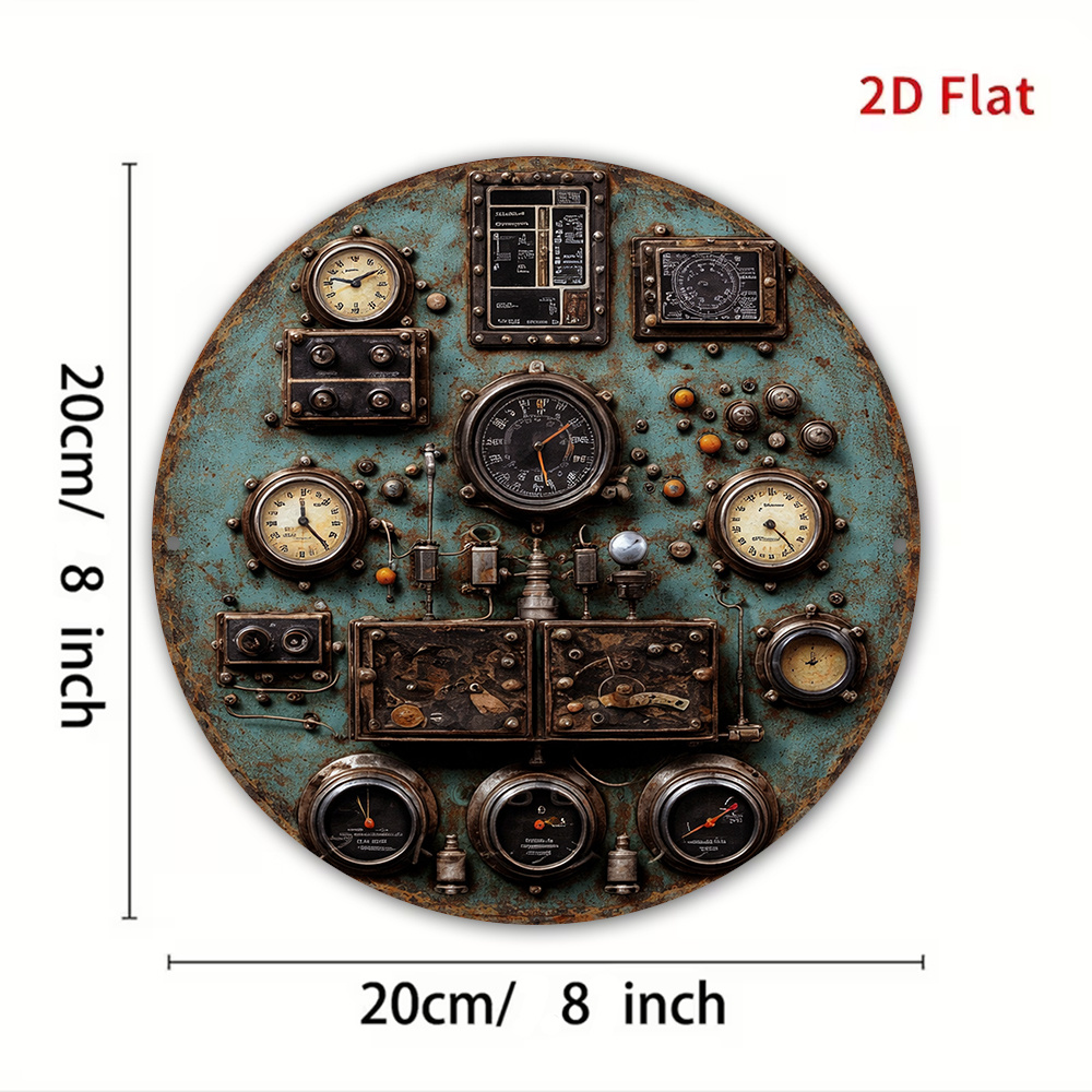 2D Flat Retro Dashboard Round  - Workshop Tools Wall 评论和价格