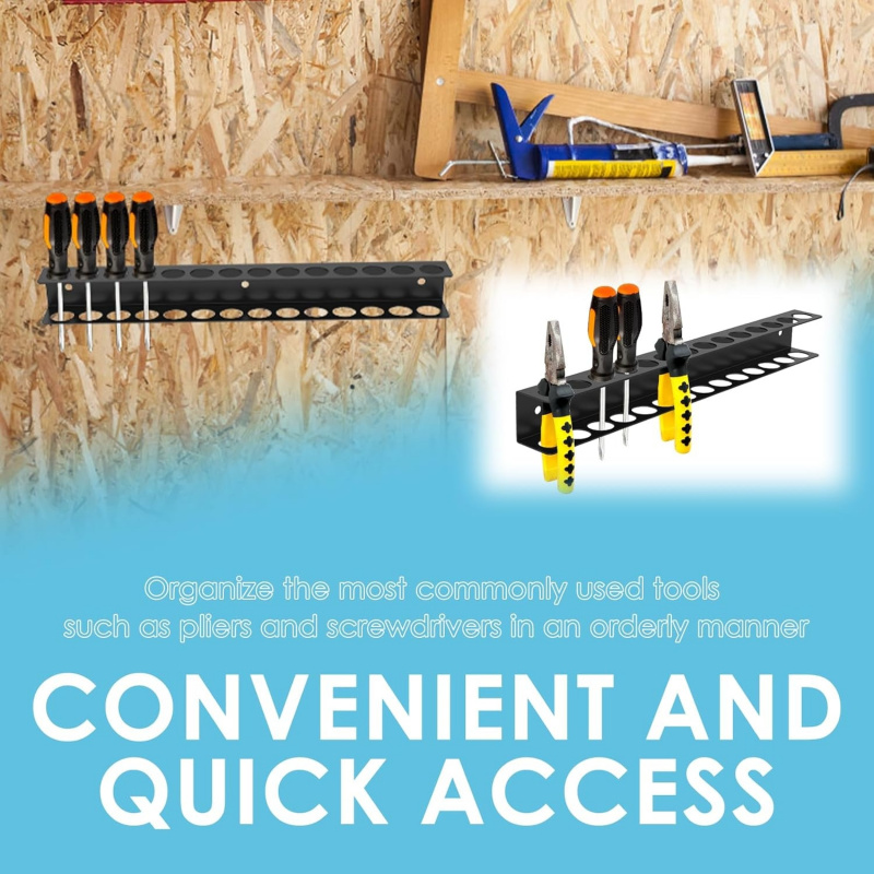 14Wall-mounted anti-rust tool  - Workshop Tools Organizing 评论和价格
