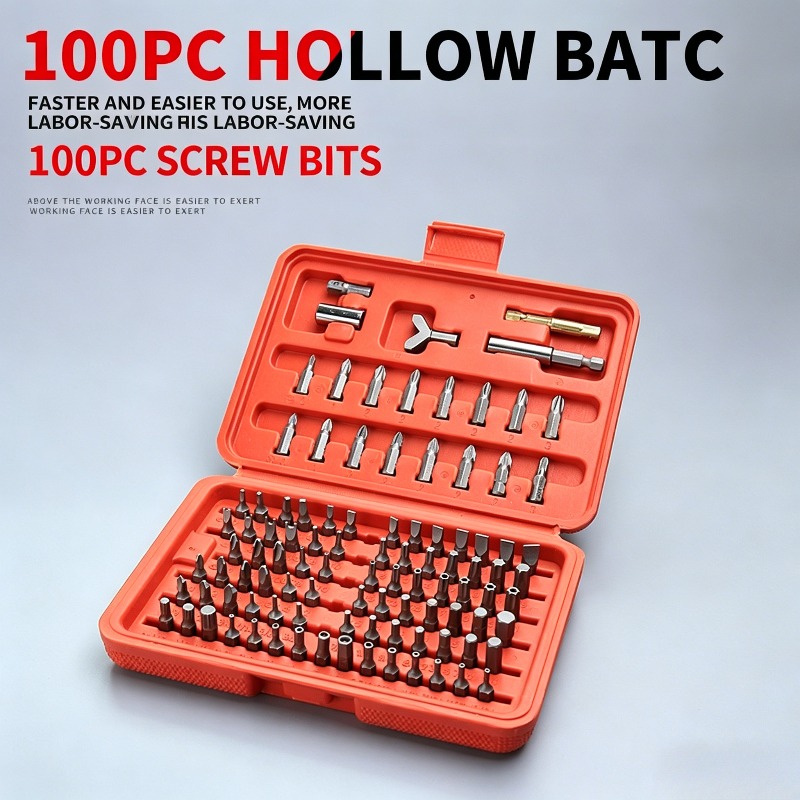 100PCS Screwdriver Bit Set, Ho - Hand Tools In Workshop 评论和价格