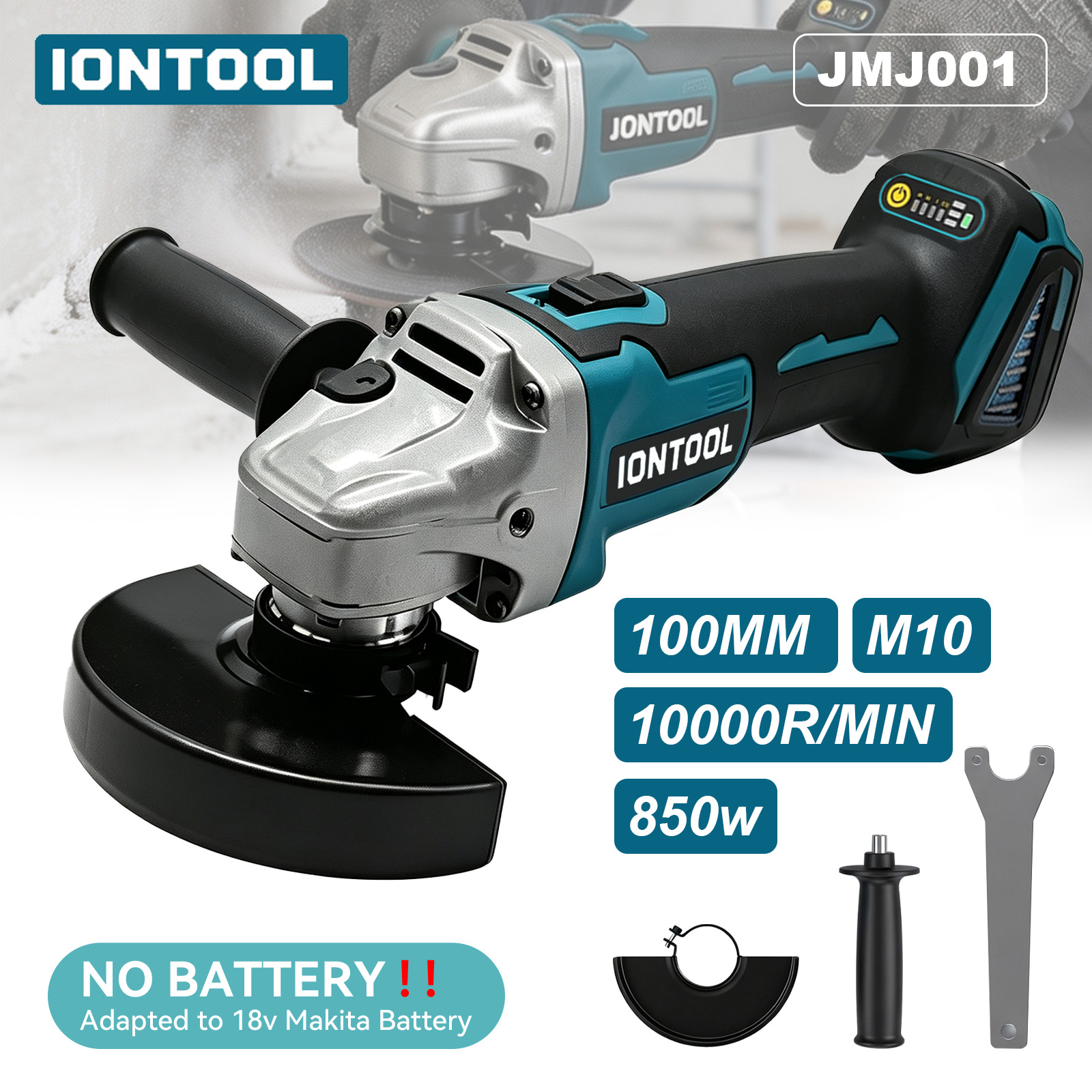 IONTOOL Cordless Angle Grinder - Tools For Fabrication Workshop 评论和价格