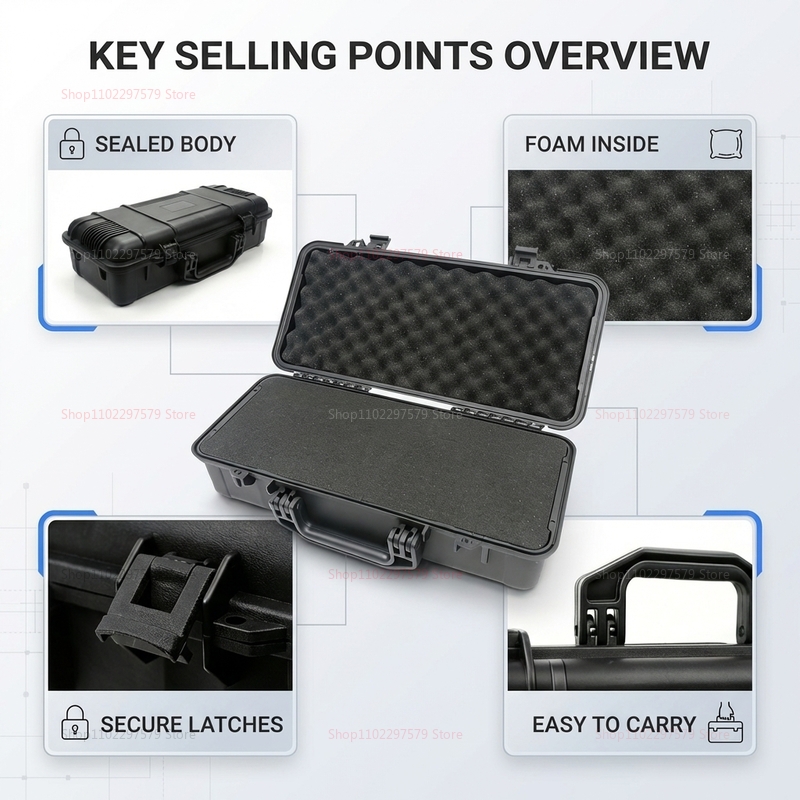 Portable Waterproof Tool Box,  - Workshop Tools Store 评论和价格