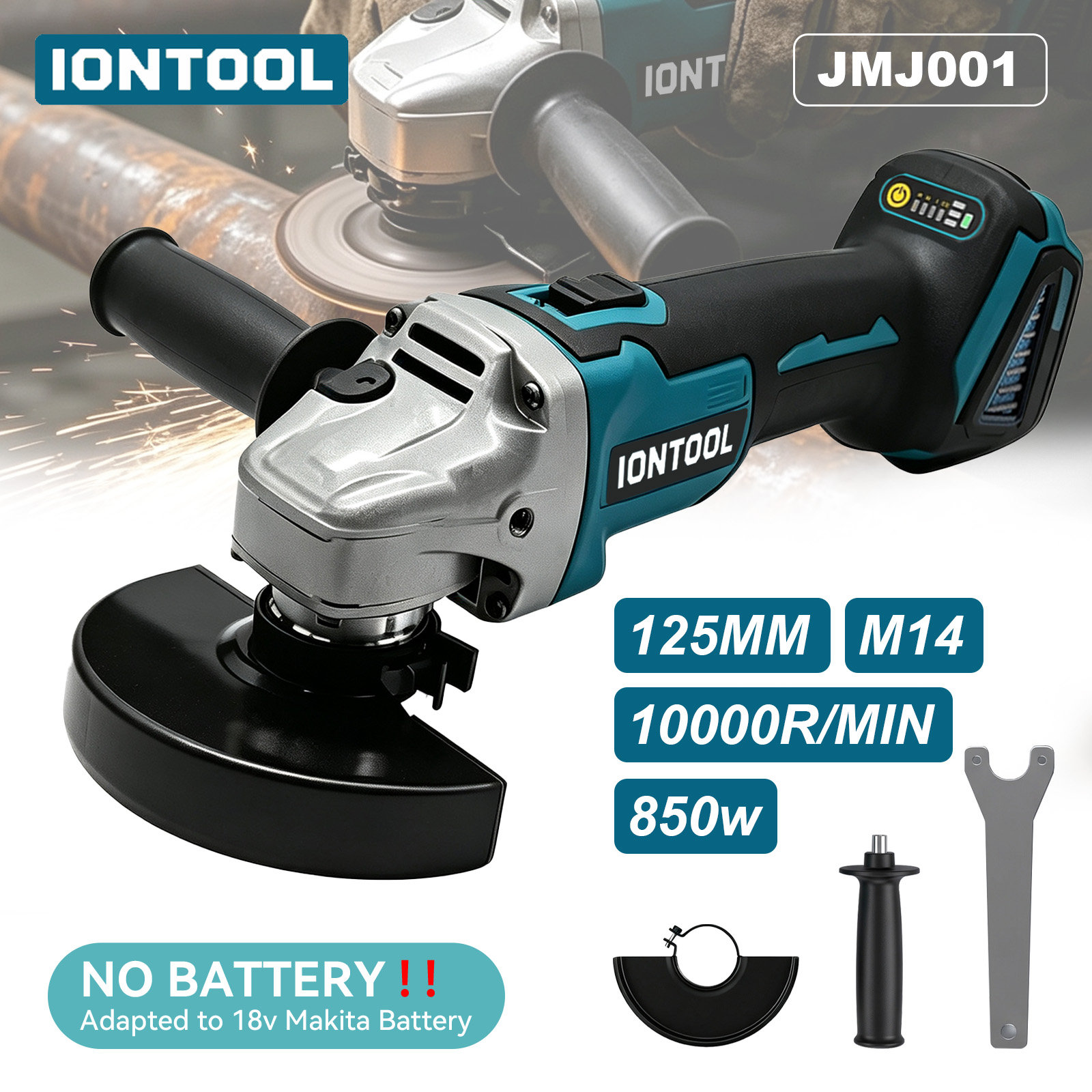 IONTOOL Cordless Angle Grinder - Tools For Fabrication Workshop 评论和价格
